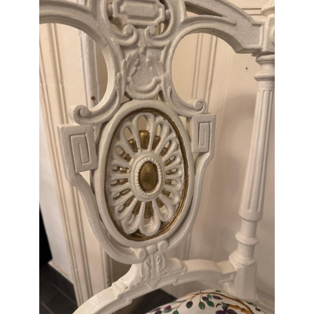 Vintage Neoclassical Style Chair in Wood For Sale - Image 3 of 9