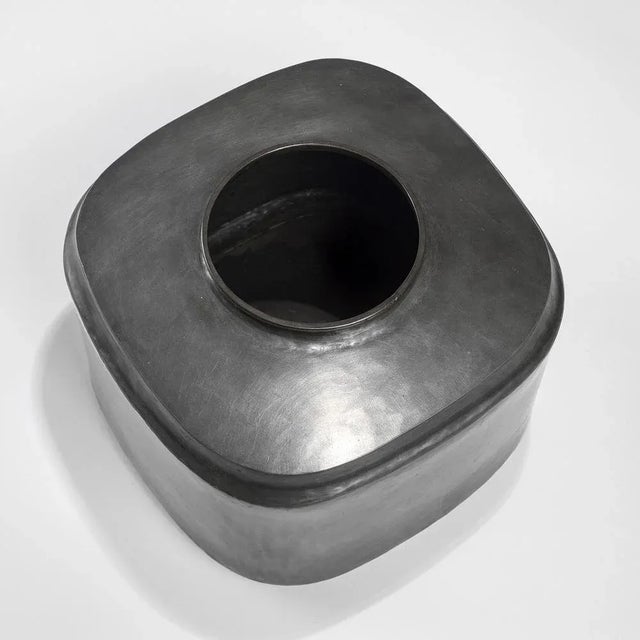 Small Pewter Vase by Lorenzo Burchiellaro, 1960s For Sale - Image 3 of 7