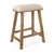 The Jocelyn Counter Stool from Zentique is a casual, farmhouse-inspired backless stool with a padded natural linen seat...