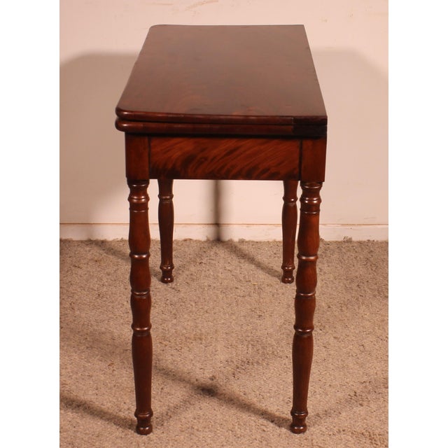 Game Table in Mahogany, 1800s For Sale - Image 10 of 12