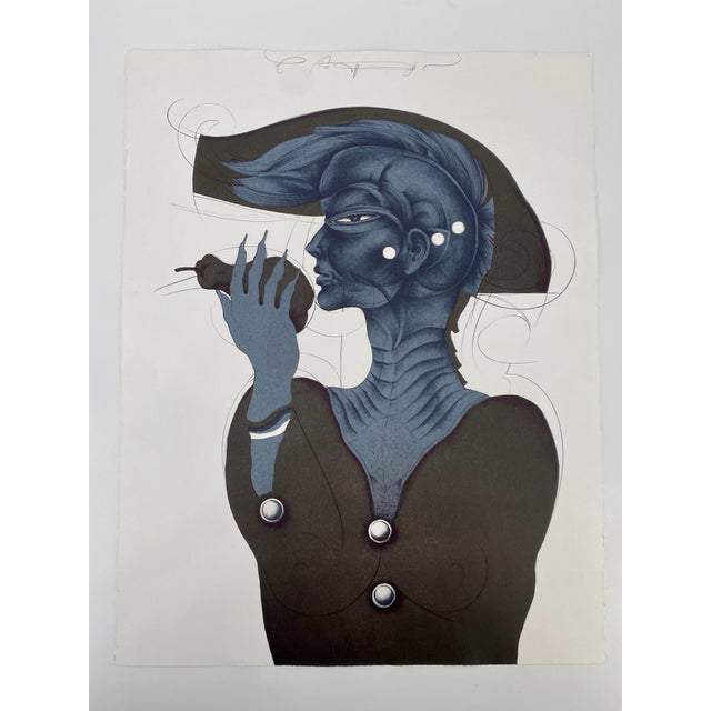 Eberhard Eggers, Eva mit Birne, 1980, Color Lithograph, Framed For Sale - Image 11 of 11