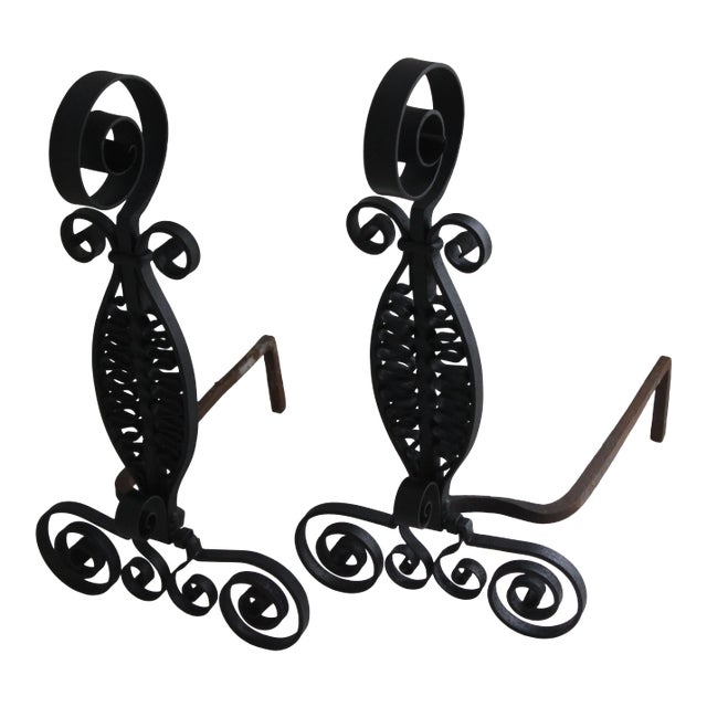 Andirons Attrib Addison Mizner Workshop For Sale
