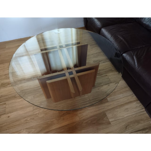 Mid-Century Modern Mid 20th Century Gustav Gaarde Trekanten Round Coffee / End Table For Sale - Image 3 of 6