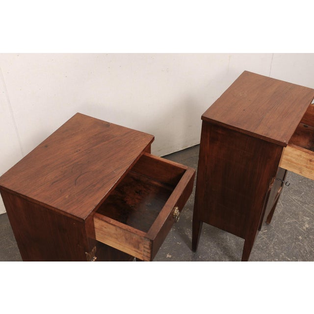 Italian Pair 19th C. Side Chests For Sale - Image 4 of 12
