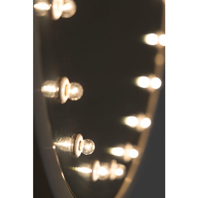 Mod. 51/A Luminous Wall Mirror by Gino Sarfatti for Arteluce, 1950s, in Good conditions. Designed 1950 to 1959 This piece...