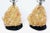 Pair Citrine Rock Chrystal Style of Carole Stupell Lamps For Sale - Image 4 of 5
