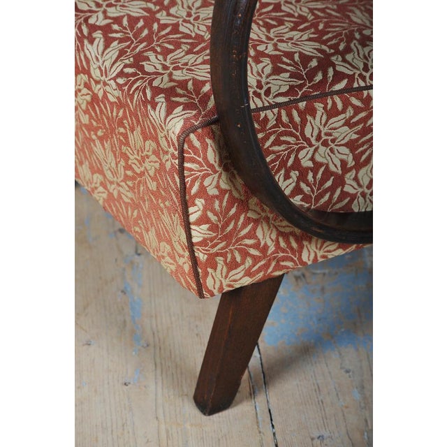 Art Deco Lounge Chair in Beech by J. Halabala for Up Zavody, 1930s For Sale - Image 11 of 13