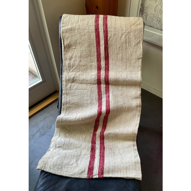 Antique Full Length Grainsack Yardage - For Sale - Image 6 of 13