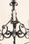 Vintage French Iron 3-Light Chandelier For Sale - Image 10 of 11