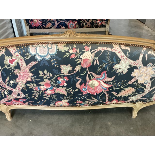 Wood French Louis XV Style Full Size Bed Frame For Sale - Image 7 of 9