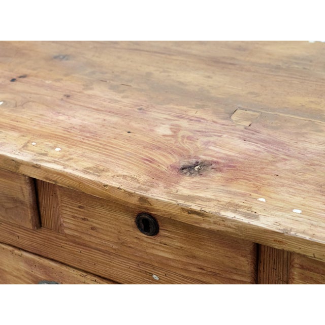 Antique Fir Wood Workshop Cabinet, 1930s For Sale - Image 11 of 18
