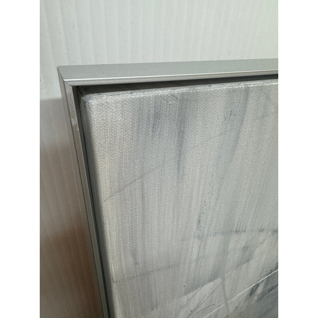 White Isabel Wyatt Fog Study Original Painting, Signed For Sale - Image 8 of 12