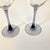 1970s Vintage Hollywood Regency Chippendale Lavender Cut to Clear Wine Glasses - Set of 8. For Sale - Image 10 of 10