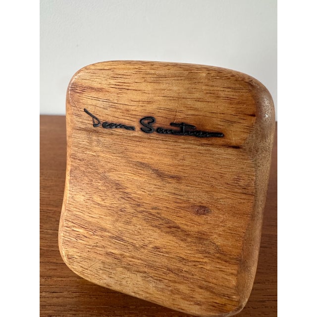 1970s 1970s Original Studio Crafted Wooden Stash Box by Dean Santner For Sale - Image 5 of 10