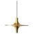 Metal Slim Gold Plated Pendant Light by MUG For Sale - Image 7 of 7