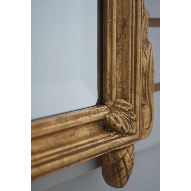 Friedman Brothers Friedman Brothers #6343 Small Gold Carved Beveled Mirror For Sale - Image 4 of 10