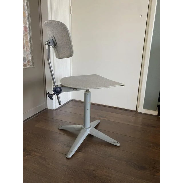 Bauhaus Vintage Industrial Desk Chair by Friso Kramer, 1950s For Sale - Image 3 of 10
