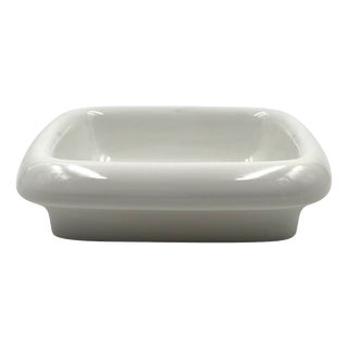 White Ceramic Centerpiece Model Tremiti 4035 by Angelo Mangiarotti for Danese, Italy, 1968 For Sale