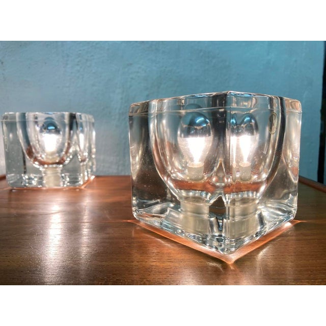 Mid-Century Modern Light Cube Table Lamps from Peill & Putzler, 1970s, Set of 2 For Sale - Image 3 of 11