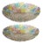 Multi-Color Venetian Flower Glass Ceiling Lights, Set of 2 For Sale