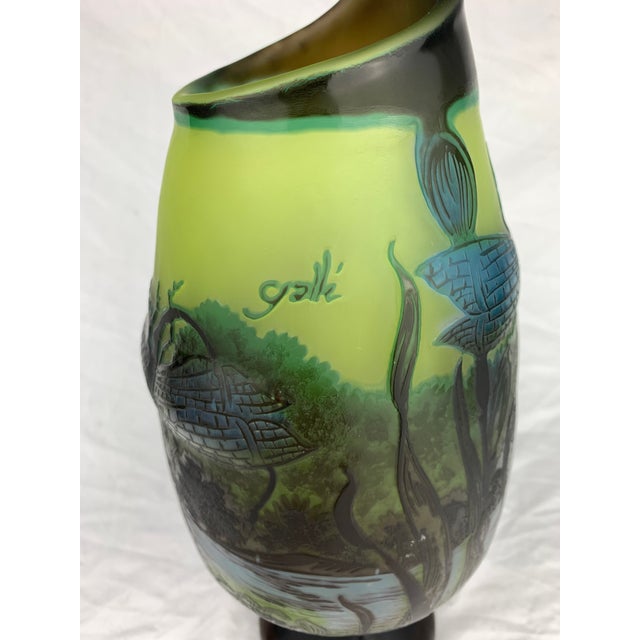 Art Nouveau Cameo Vase by Emile Galle For Sale - Image 10 of 10
