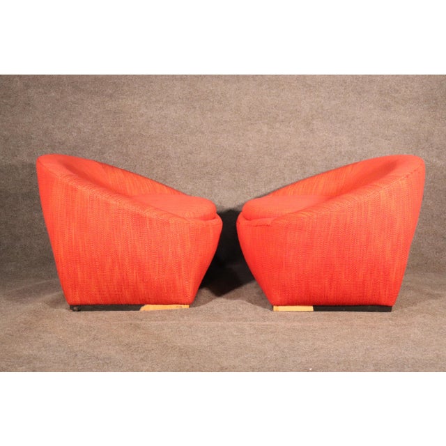 Mid-Century Modern Mid 20th Century Pair Mid-Century Tub Chairs - 2 Pieces For Sale - Image 3 of 7