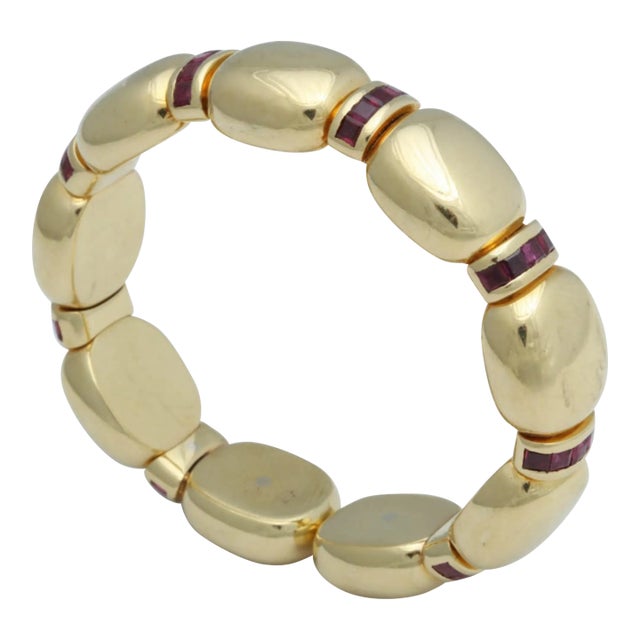 Faraone 18kt Gold Expandable Cuff Italian For Sale