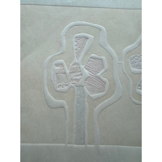 Abstract 1990s Sherry Schrut Pastel Original Print, Framed For Sale - Image 3 of 12