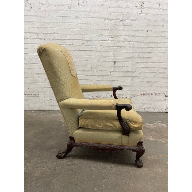 Antique 19th Century English Chippendale Open Arm Host Chair For Sale - Image 4 of 13