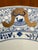 Blue & White Hand-Painted Chinoiserie Display Plate For Sale - Image 4 of 7