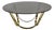 Mid 20th Century Tri-Mark Mid Century Modern Brass Plated Steel Smoked Glass Arch Coffee Table For Sale
