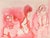 Mino Maccari, He Says he was Martirano's Lover and Wants\., 1970s, Watercolor on Paper For Sale