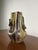 Metal Art Nouveau Ceramic and Metal Vase, 1940s For Sale - Image 7 of 9