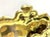 1980s Vintage Gold Table Crumber Set Fleur-De-Lis – Decorative Crumb Catcher and Dustpan For Sale - Image 5 of 11