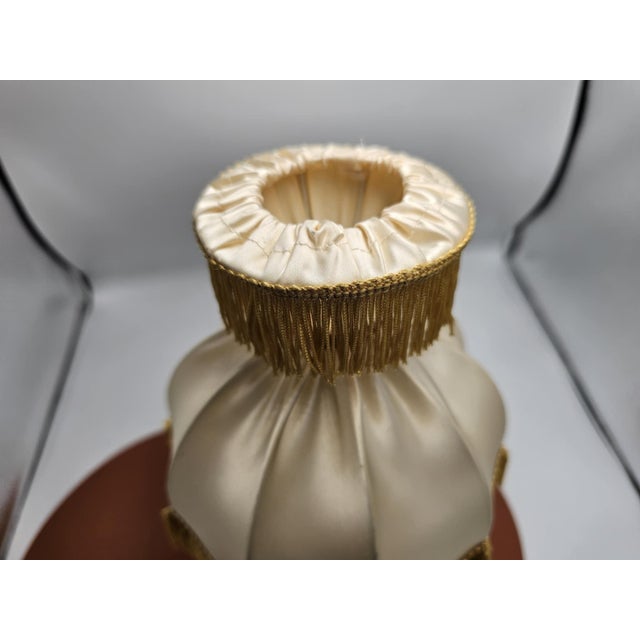 Vintage Art Deco Nickel-Plated Table Lamp, 1940s For Sale - Image 3 of 8