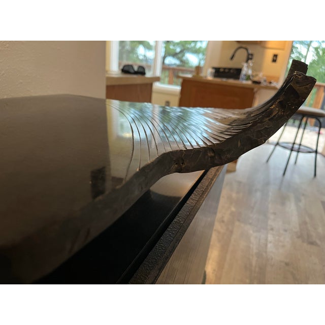 Wood Custom Gurami Sculptural Biomorphic Brutalist Credenza / Sideboard - A One-of-a-Kind Masterpiece For Sale - Image 7 of 11