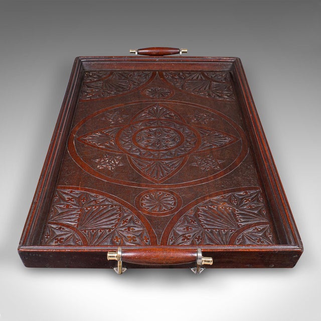 1900 - 1909 Large Antique Presentation Tray, English, Afternoon Tea, Server, Edwardian, 1910 For Sale - Image 5 of 10