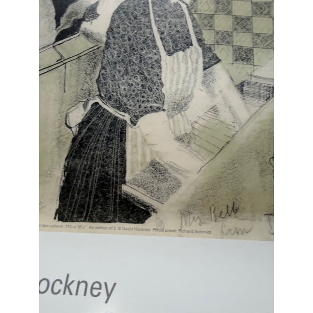 Paper David Hockney, "Fish and Chip Shop", 1954, Copyright David Hockney, Printed in Uk For Sale - Image 7 of 10