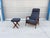 1950s Mid Century Walnut Recliner Lounge Chair & Ottoman Attributed to Alf Svensson for Dux For Sale - Image 5 of 15