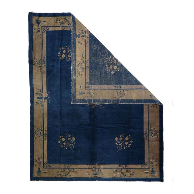 1900 - 1909 Antique Peking Rug 9'1'' x 11'6'' For Sale - Image 5 of 12