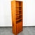 Mid Century Danish Modern Bookshelf Cabinet Teak Shelves Cabinet Doors Wood MCM For Sale - Image 4 of 12