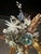 1970s Sea Shell Floral Arrangement in Gold Vase For Sale - Image 4 of 6