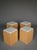 A set of well made plywood stools with wool cushions. Possibly of Dutch origin and made in the early 1990s. The stools...