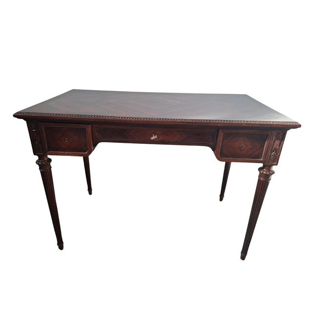 Vintage Neoclassical Style Desk, 1950 For Sale - Image 13 of 13