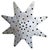 Luminous Star with Eight Tips, Italy, 1940s For Sale - Image 9 of 9