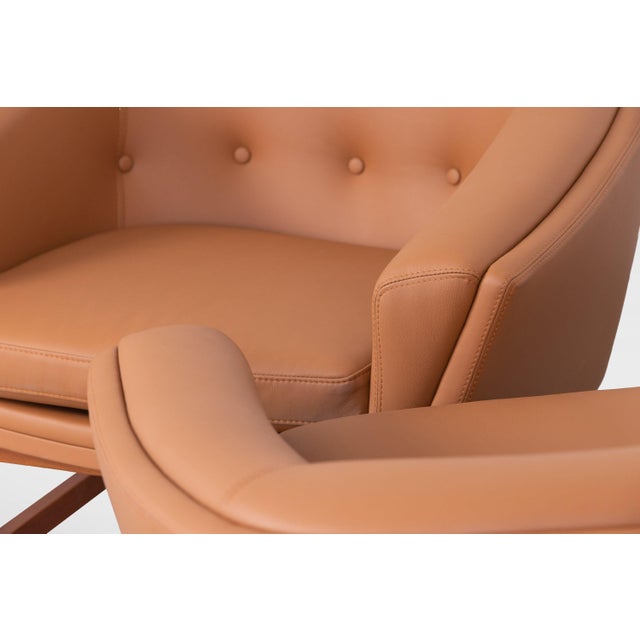 Textile Corona Lounge Chairs by Lennart Bender, 1970, Set of 2 For Sale - Image 7 of 8