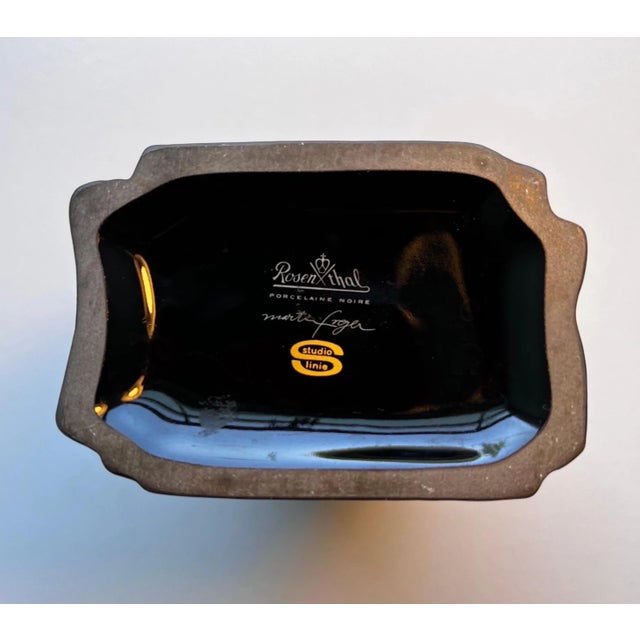 Vintage German Textured Porcelain Vases - Set of 3 For Sale In Philadelphia - Image 6 of 12