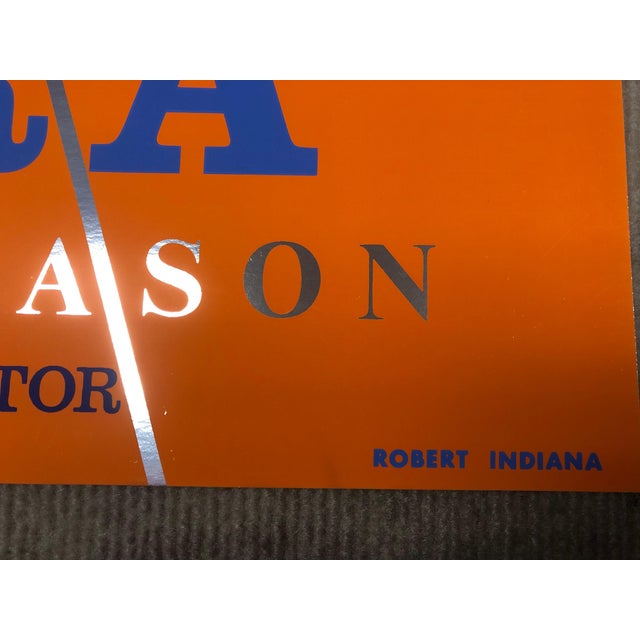 Orange Robert Indiana the Santa Fe Opera, 1976 For Sale - Image 8 of 12