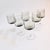 A set of 6 mid century wine glasses, made in Germany by Peill & Putzler. Made in the "Cora" pattern, an elegant design...