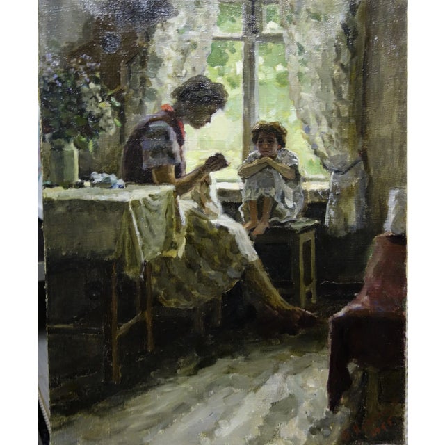 Child, mother, book Boris Nicolaie (1925/2017) Museums St. Petersburg: Museum of History St. Petersburg: Museum of the...